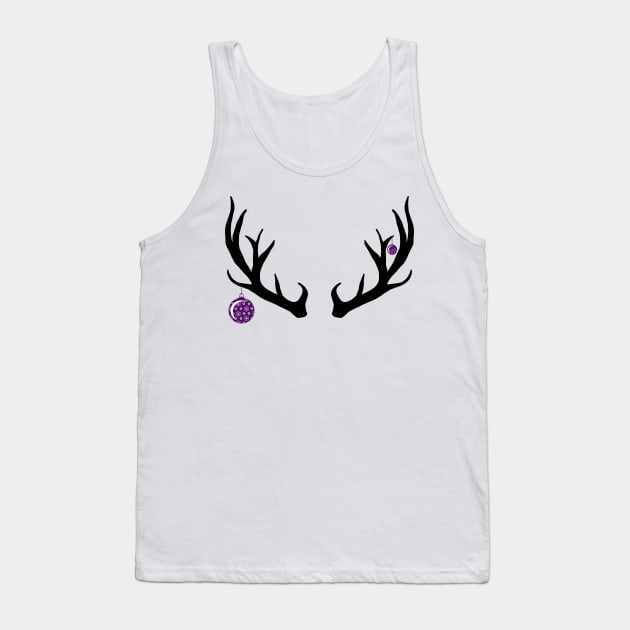 Christmas antlers Tank Top by ArtworkByJCB